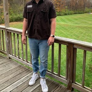 Mens XL Dickies Button Up